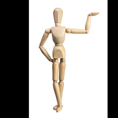 Figur i trä.