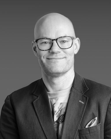 Black and white profile photo of Joakim von Prónay