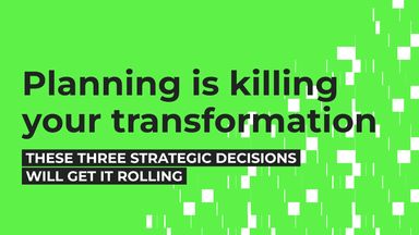Front page of a sandpaper about Change strategy