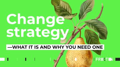 Front page of a sandpaper about Change strategy