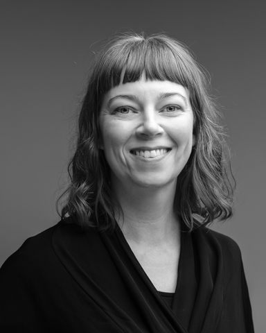 Black and white profile photo of Emelie Rydén