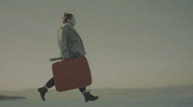 Woman with briefcase